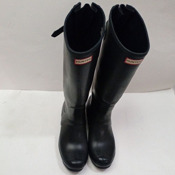 Hunter Shoes - Hunter Black Women's Winter & Rain Knee High Tall Boots Women's Size US 10
